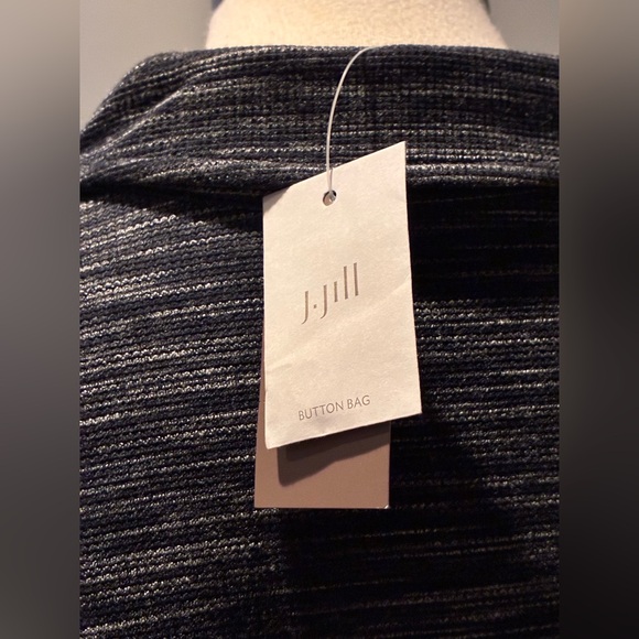 J Jill Wearever Collection New W/Tags Size L Textured Fabric Button Front - Picture 10 of 15